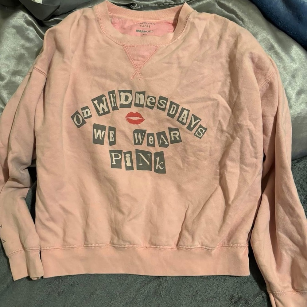 Pink Graphic Sweatshirt
